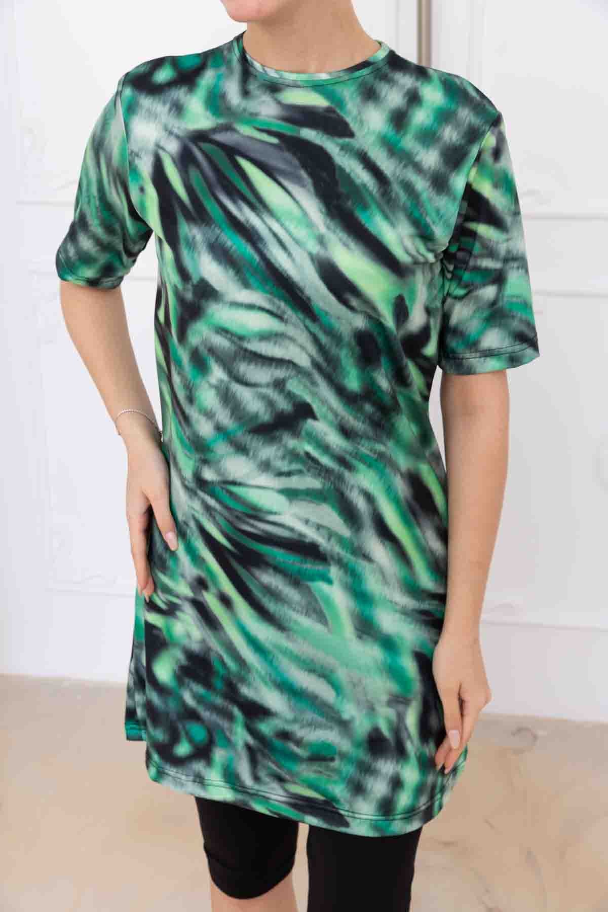 Zemra Vücuda Yapışmayan Tesettür Mayo