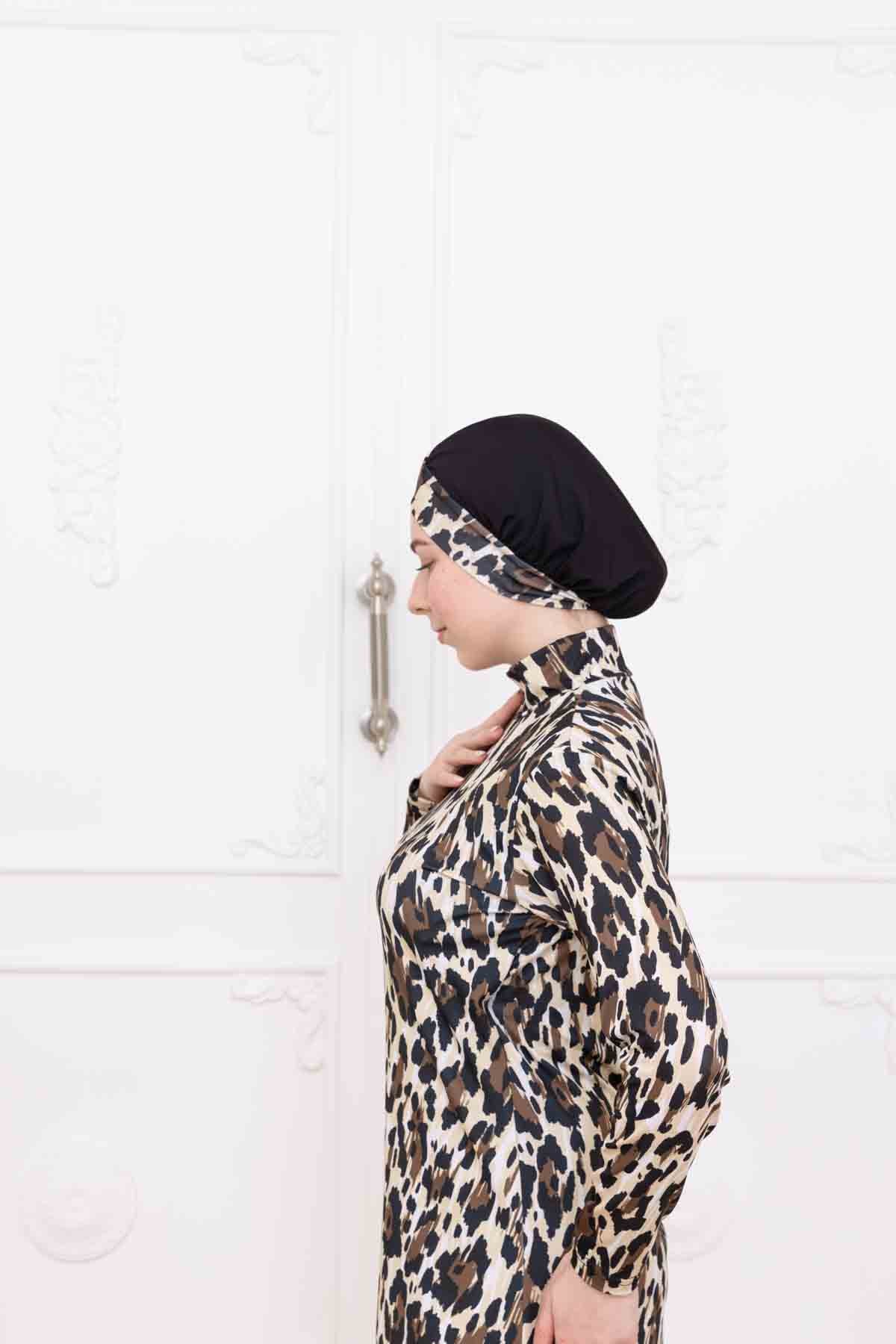 Erovana Vücuda Yapışmayan Tesettür Mayo