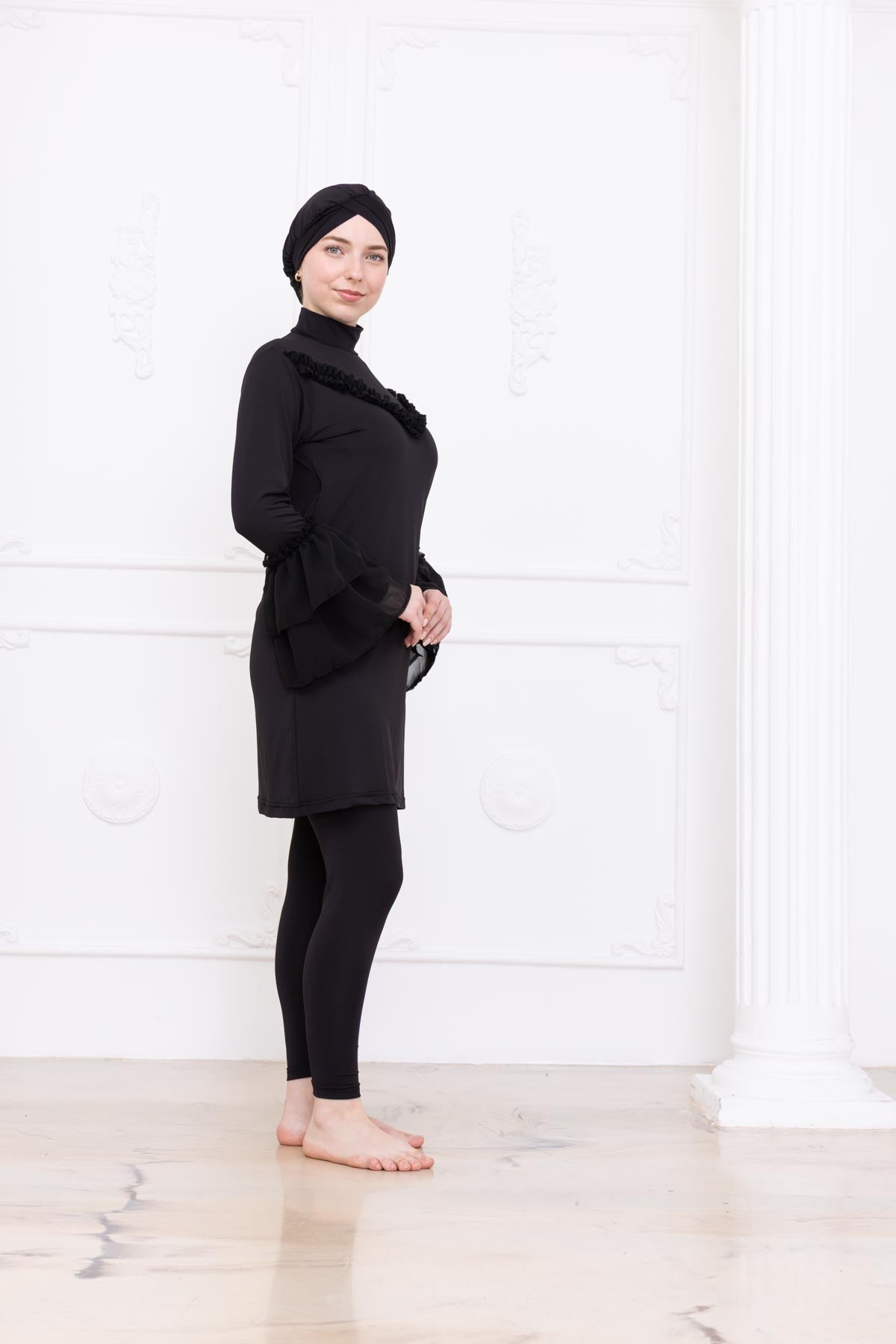 Zymera Vücuda Yapışmayan Tesettür Mayo