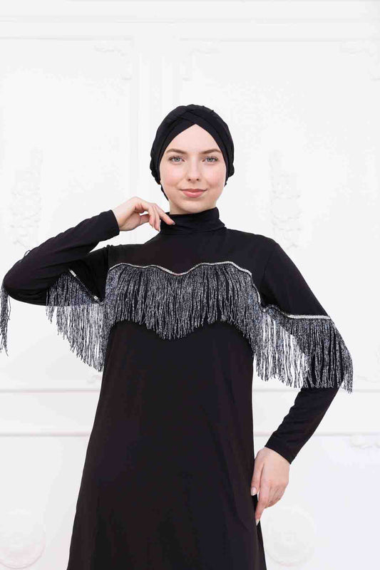 Tasselina Vücuda Yapışmayan Tesettür Mayo